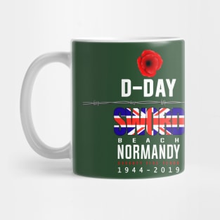 D Day Sword Beach Anniversary Mug